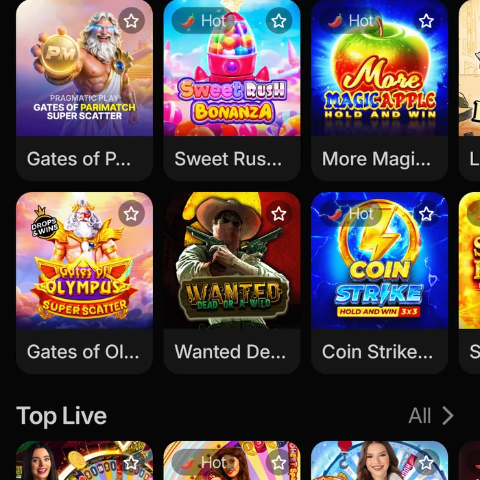سلوتس باريماتش Parimatch slots